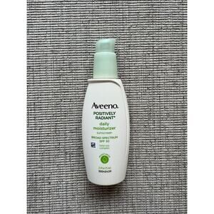 Aveeno Positively Radiant Daily Moisturizer SPF 30, 2.5 fl. oz - No Box Original